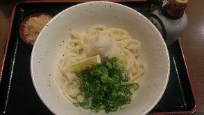 生醤油うどん￥550