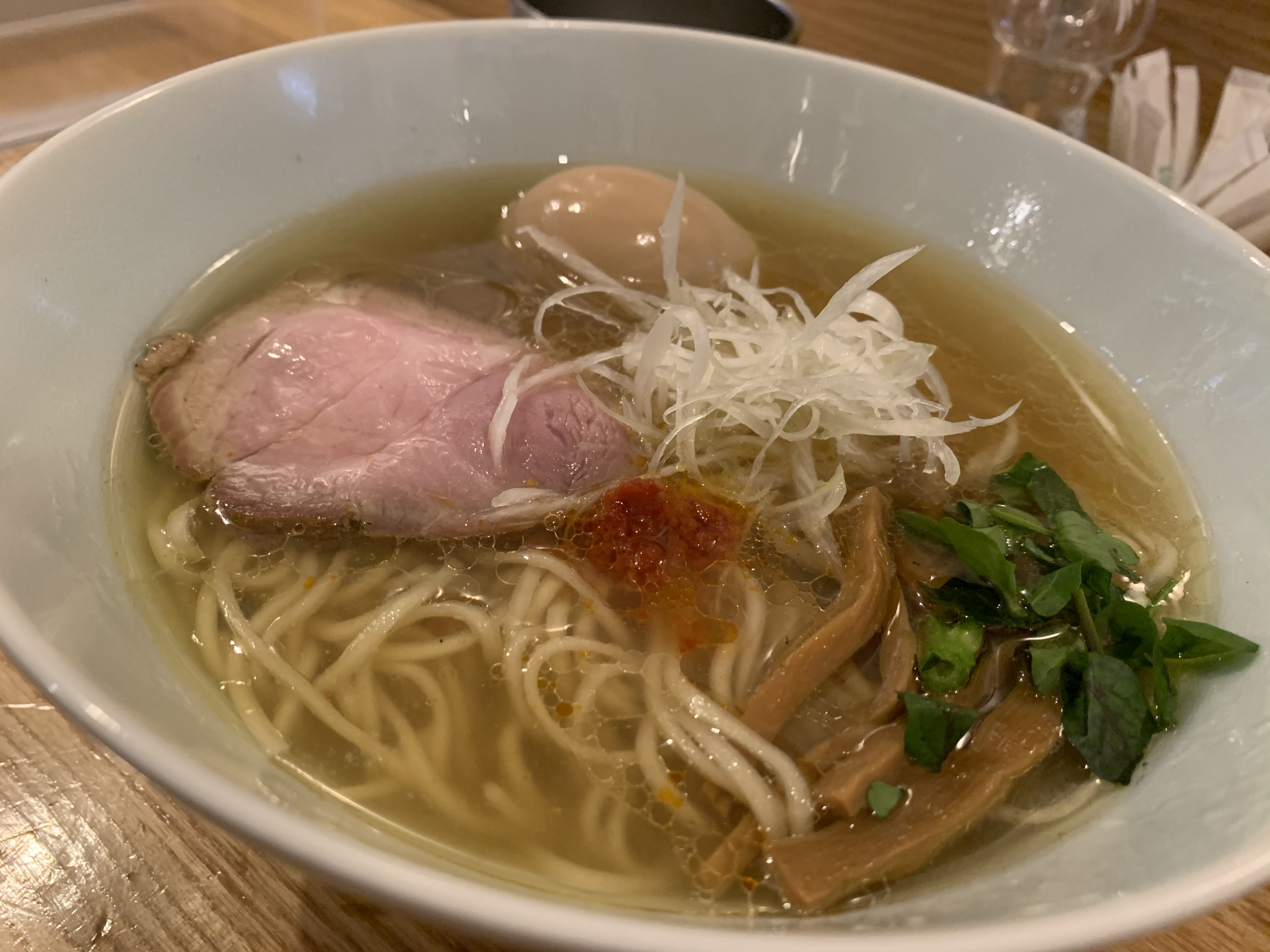 煮玉子塩そば(1,000円)