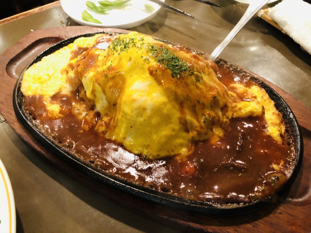 名物のオムライス！