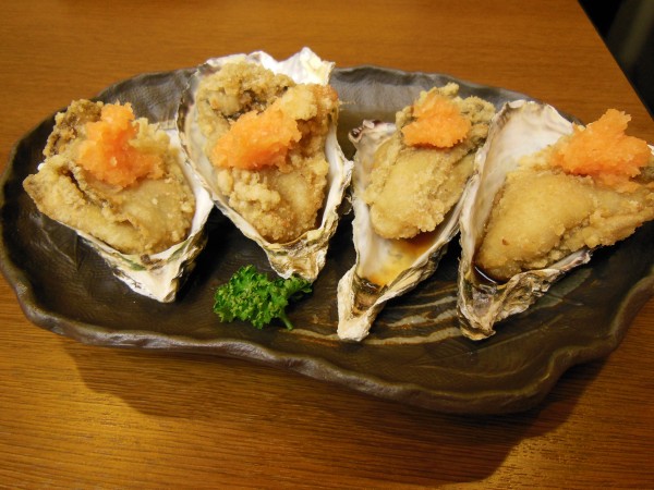 牡蠣の竜田揚げ